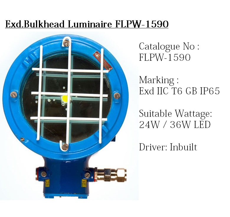 Exd.Bulkhead Luminaire FLPW-1590