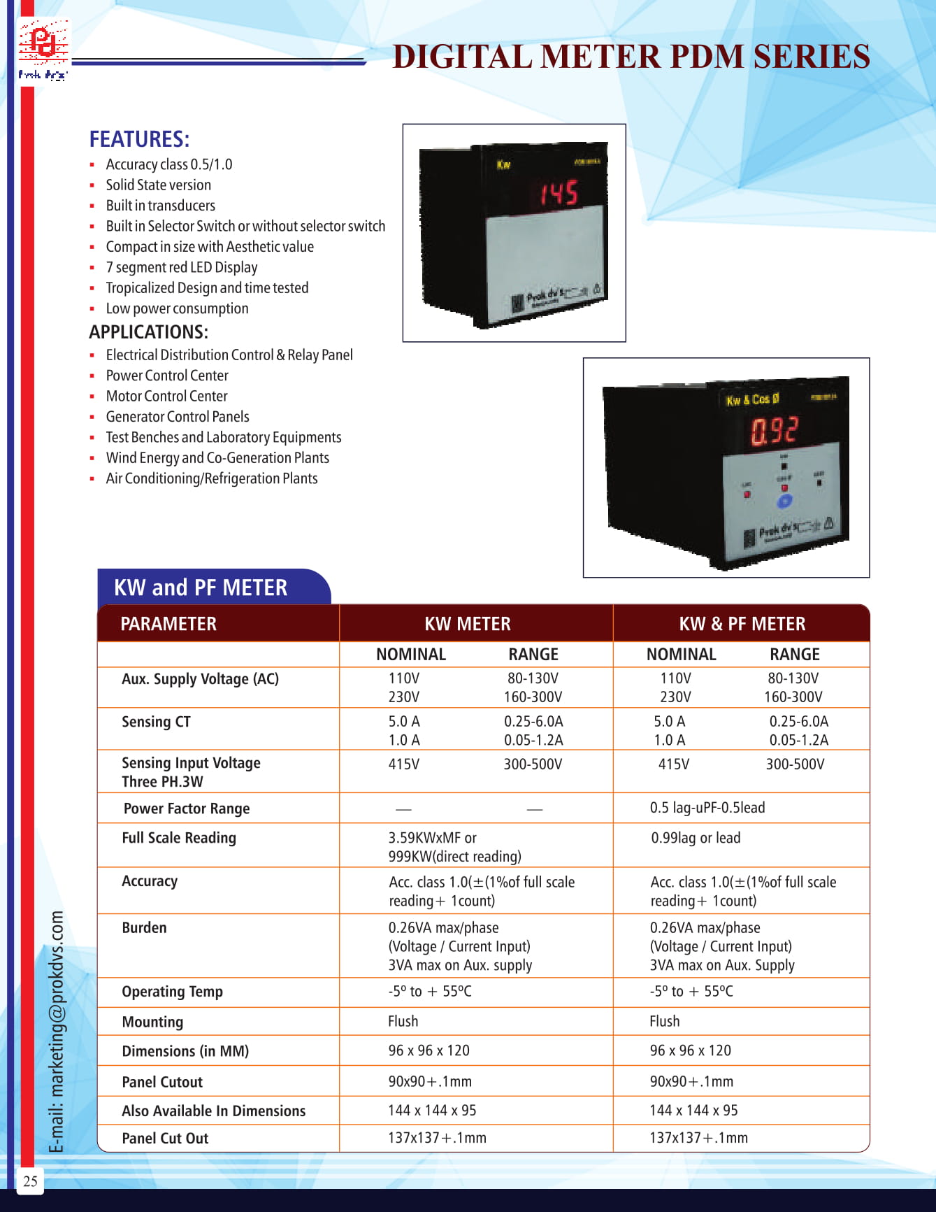 Digital Meter PDM Series